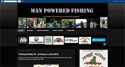 Desktop Screenshot of manpoweredfishing.com
